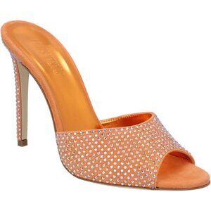 Paris Texas Holly Stiletto Mule Amber